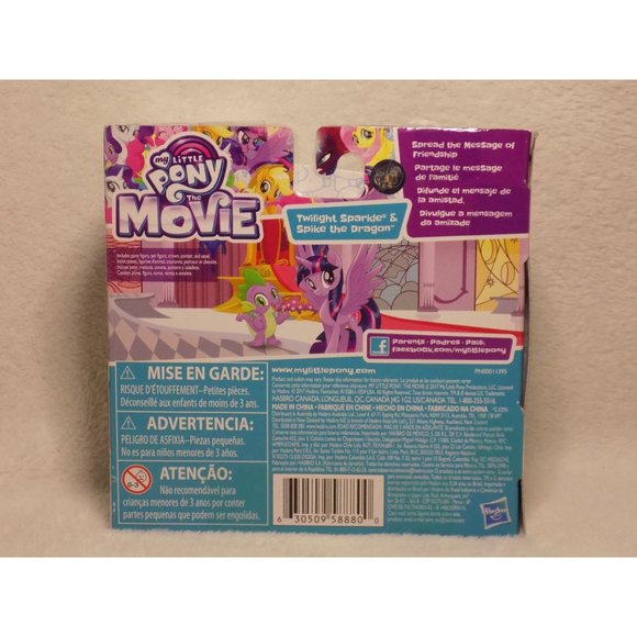 My Little Pony the Movie Twilight Sparkle & Spike the Dragon Figure - Picture 3 of 4